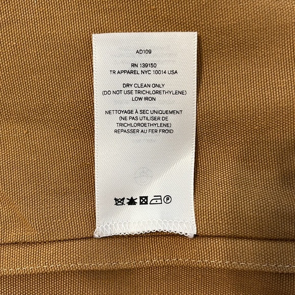 NWT The Row Rundi belted linen cotton coat in ochre - Picture 7 of 11